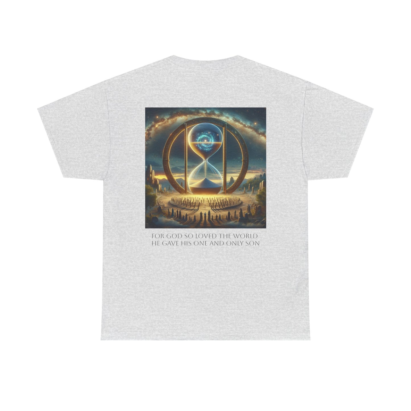 Unisex Heavy Cotton Tee - John 3:16 Faith Tee
