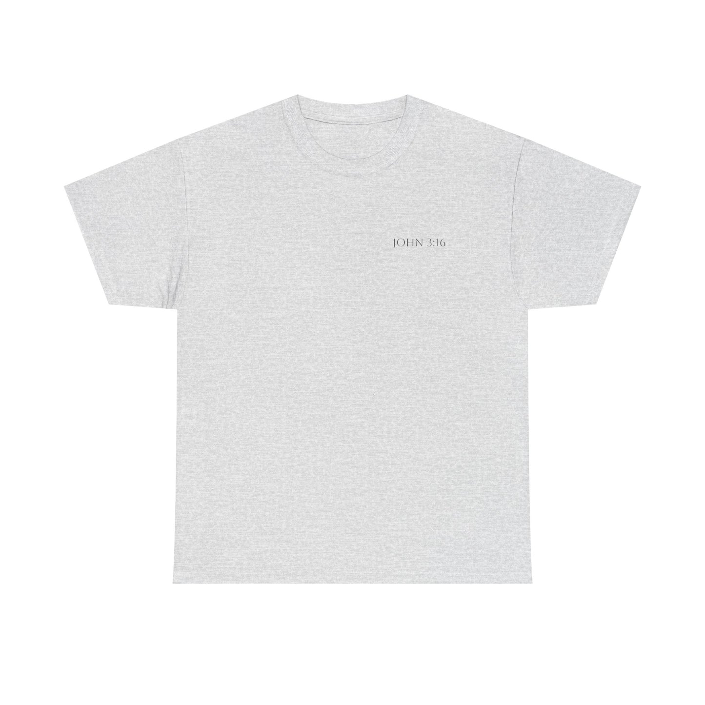 Unisex Heavy Cotton Tee - John 3:16 Faith Tee