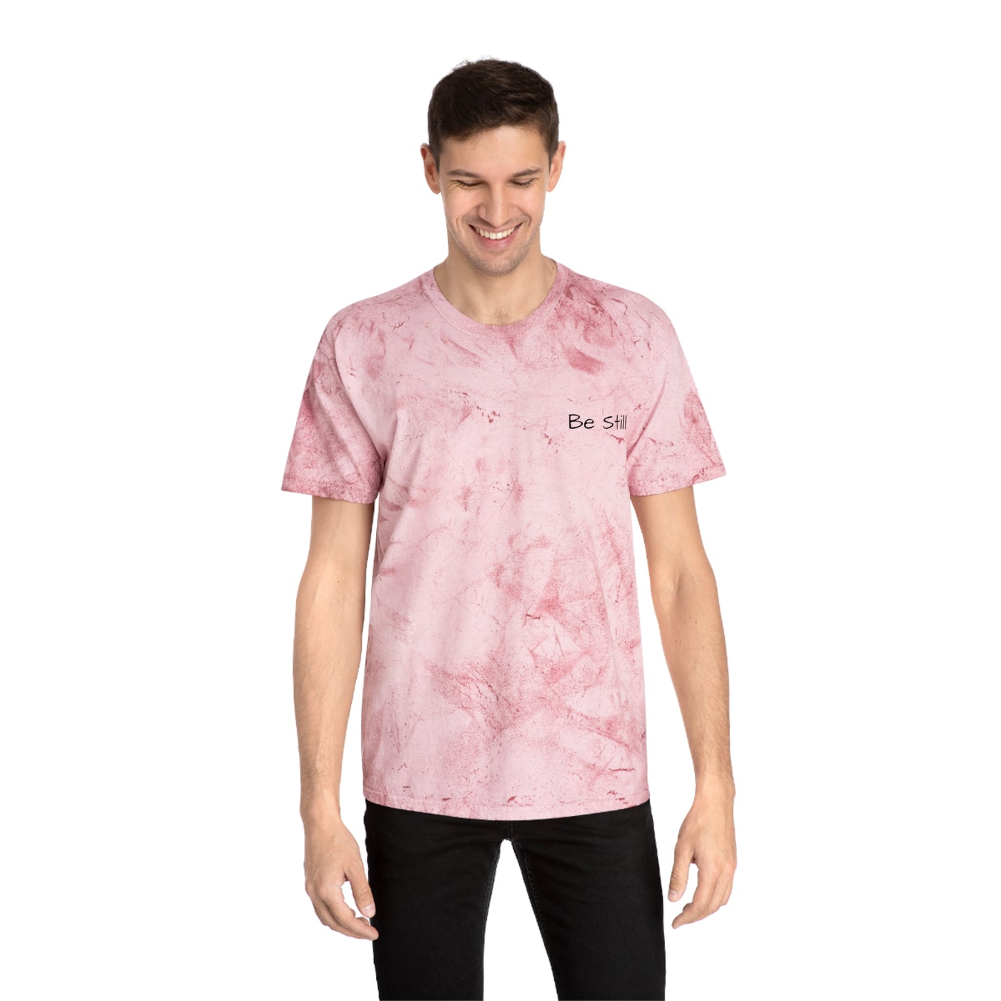 Be Still Faith Tee -Color Blast Waves