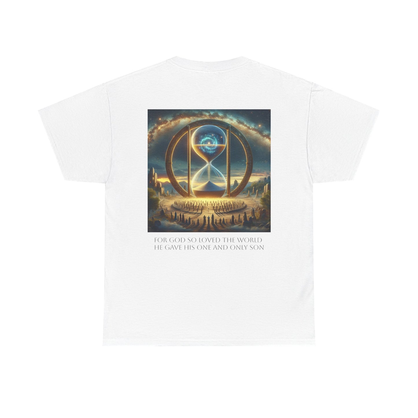 Unisex Heavy Cotton Tee - John 3:16 Faith Tee