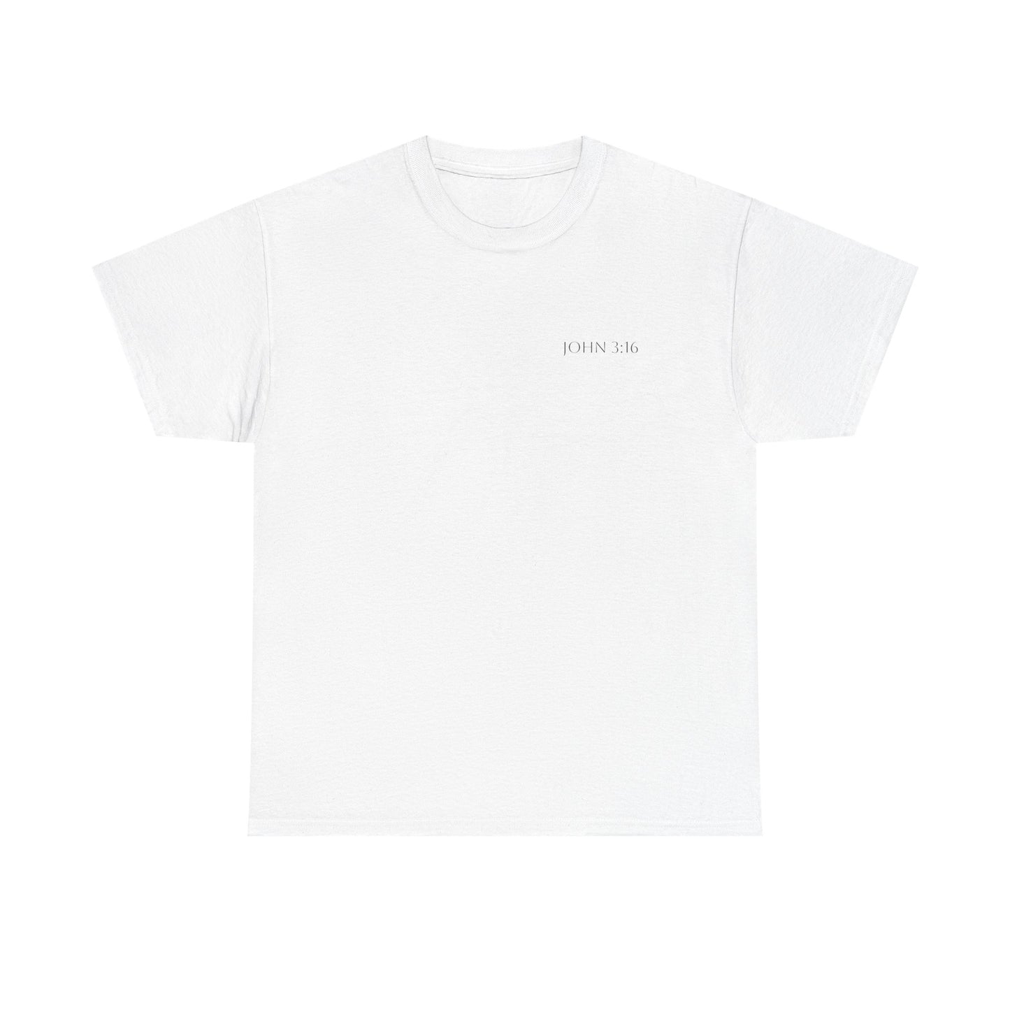 Unisex Heavy Cotton Tee - John 3:16 Faith Tee
