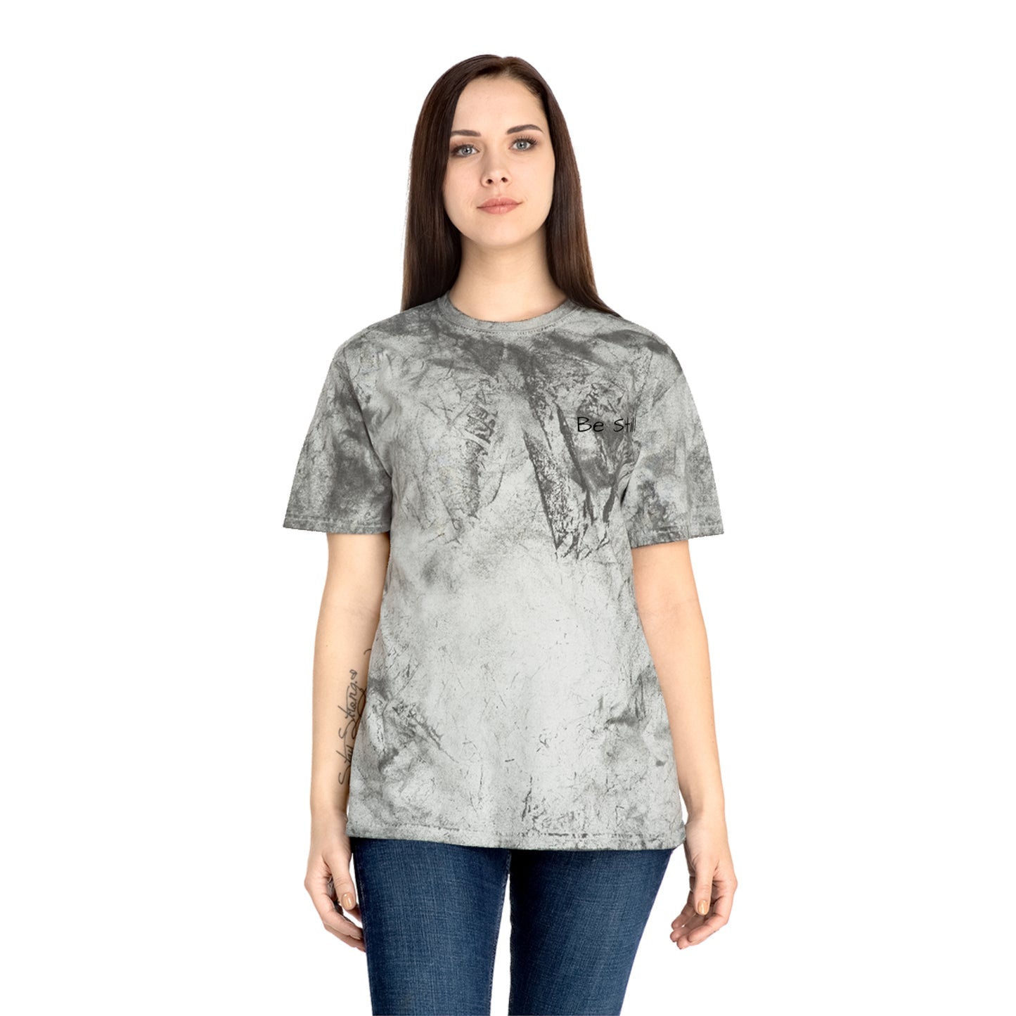 Be Still Faith Tee -Color Blast Waves