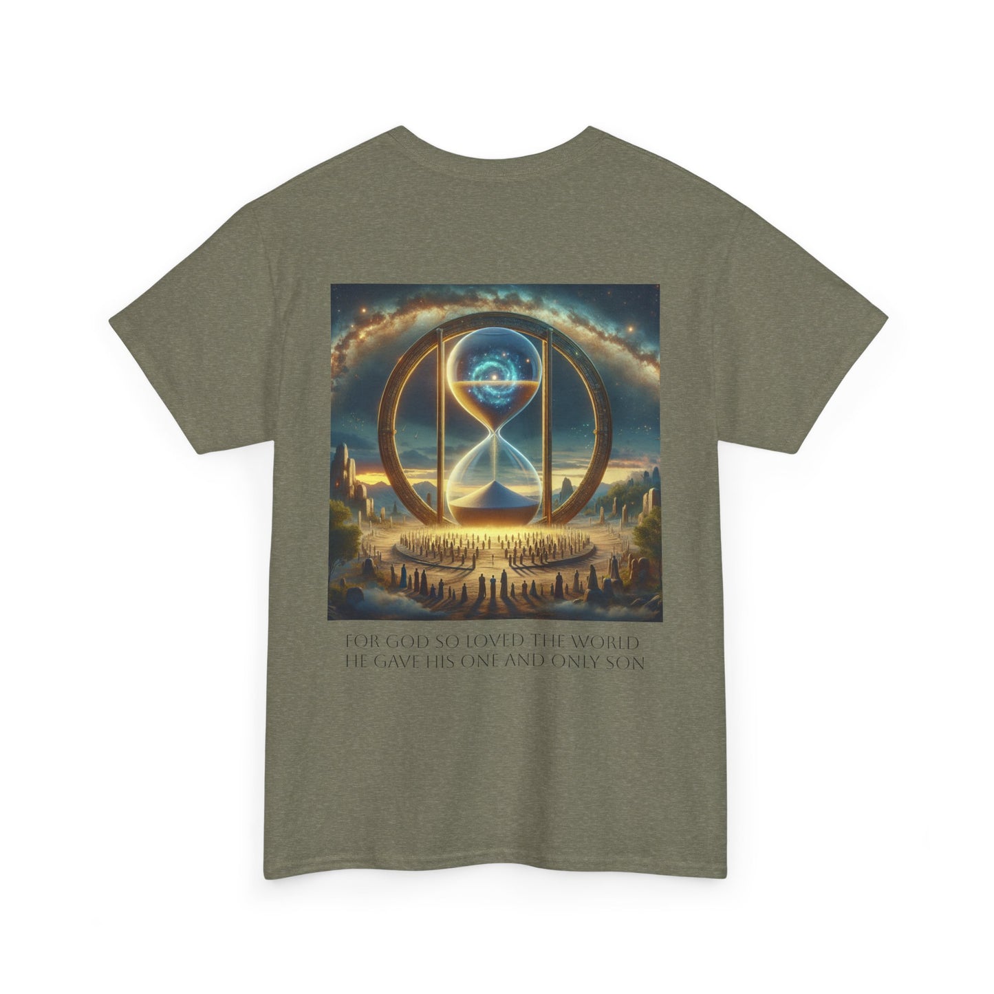 Unisex Heavy Cotton Tee - John 3:16 Faith Tee