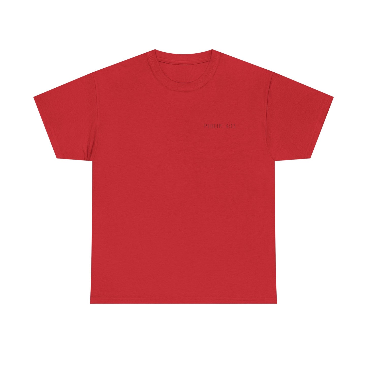 Philippians 4:13 Faith Tee - Heavy Cotton
