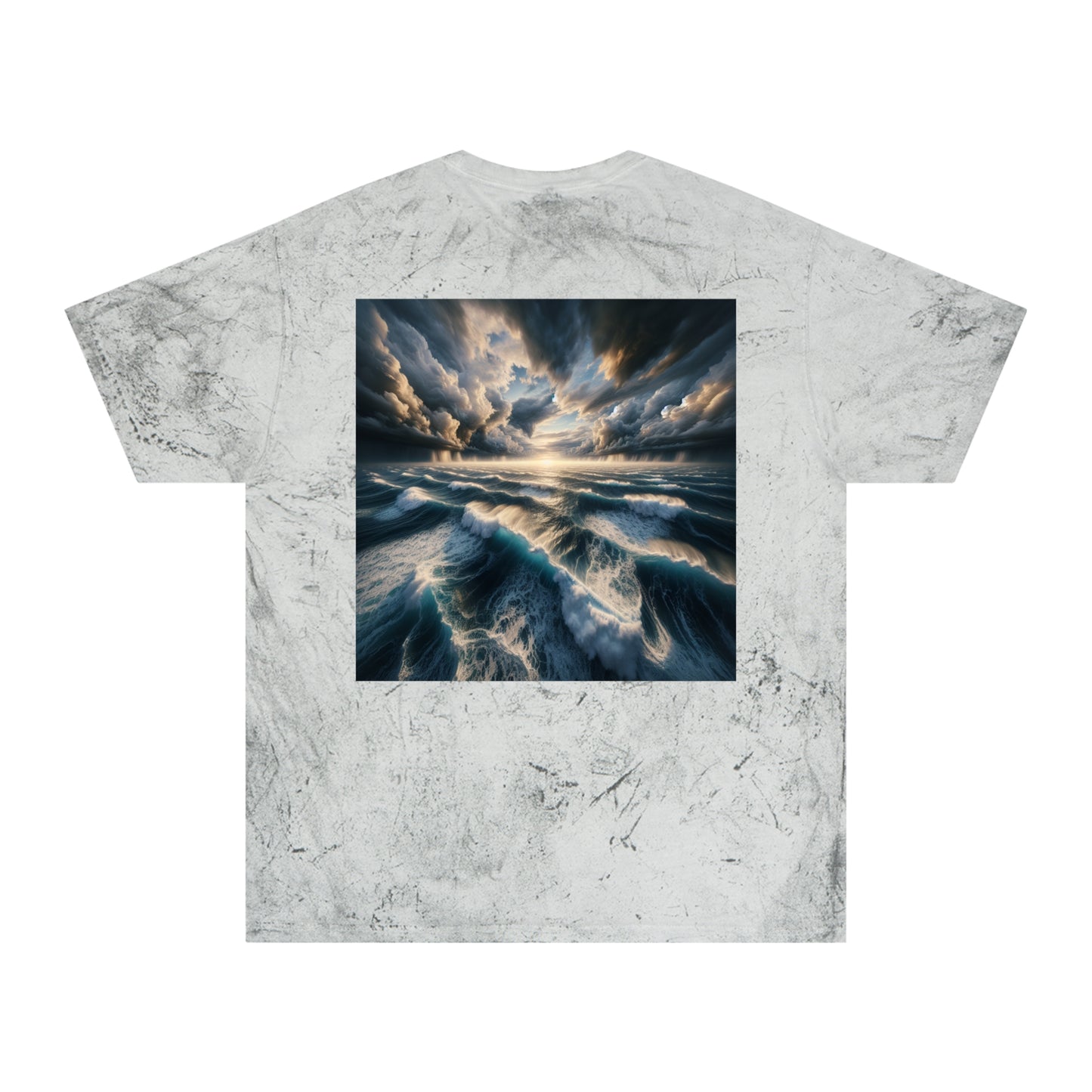 Be Still Faith Tee -Color Blast Waves