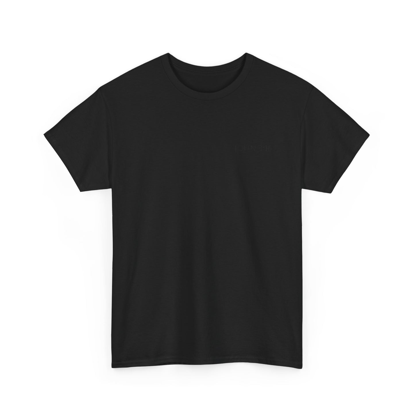 Unisex Heavy Cotton Tee - John 3:16 Faith Tee