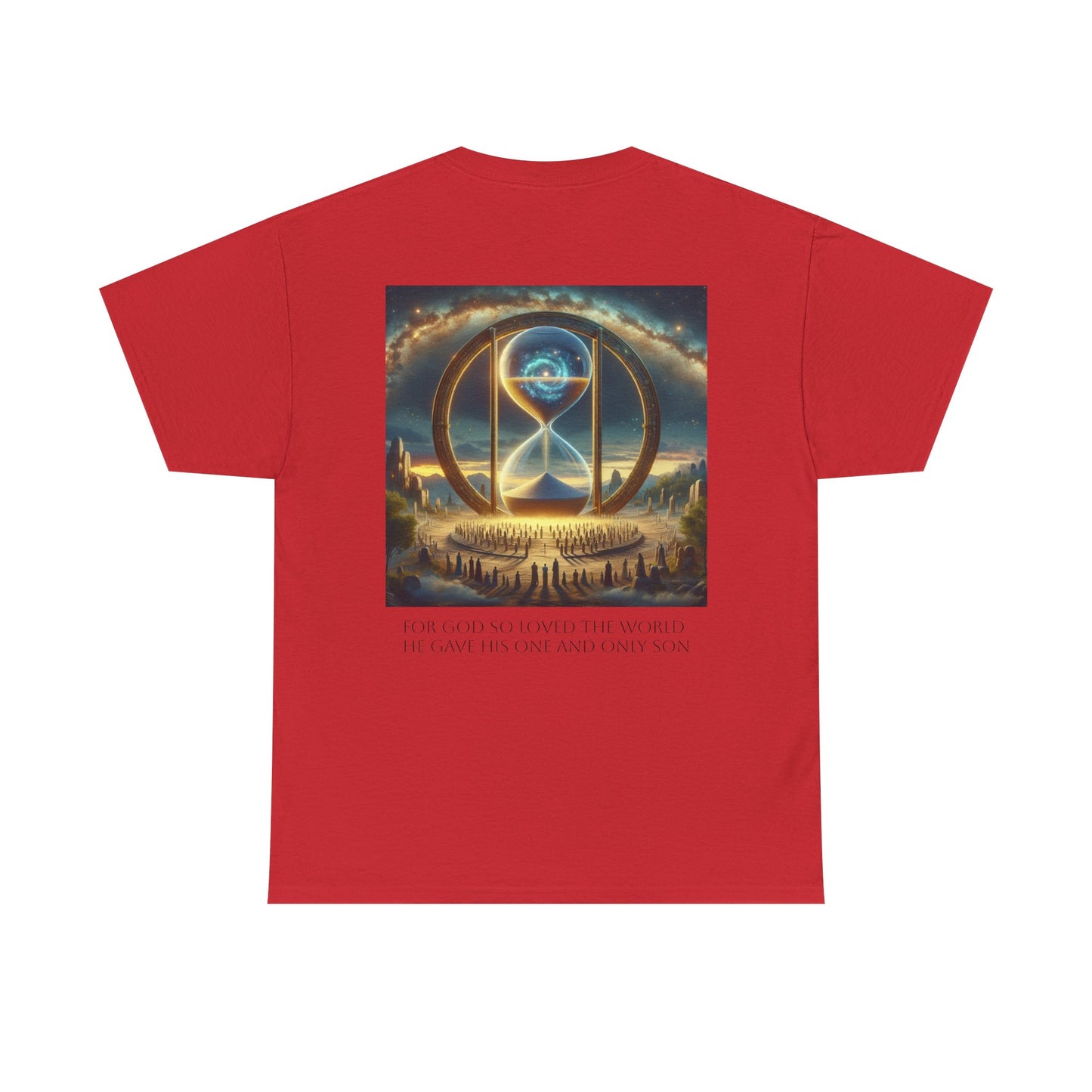 Unisex Heavy Cotton Tee - John 3:16 Faith Tee