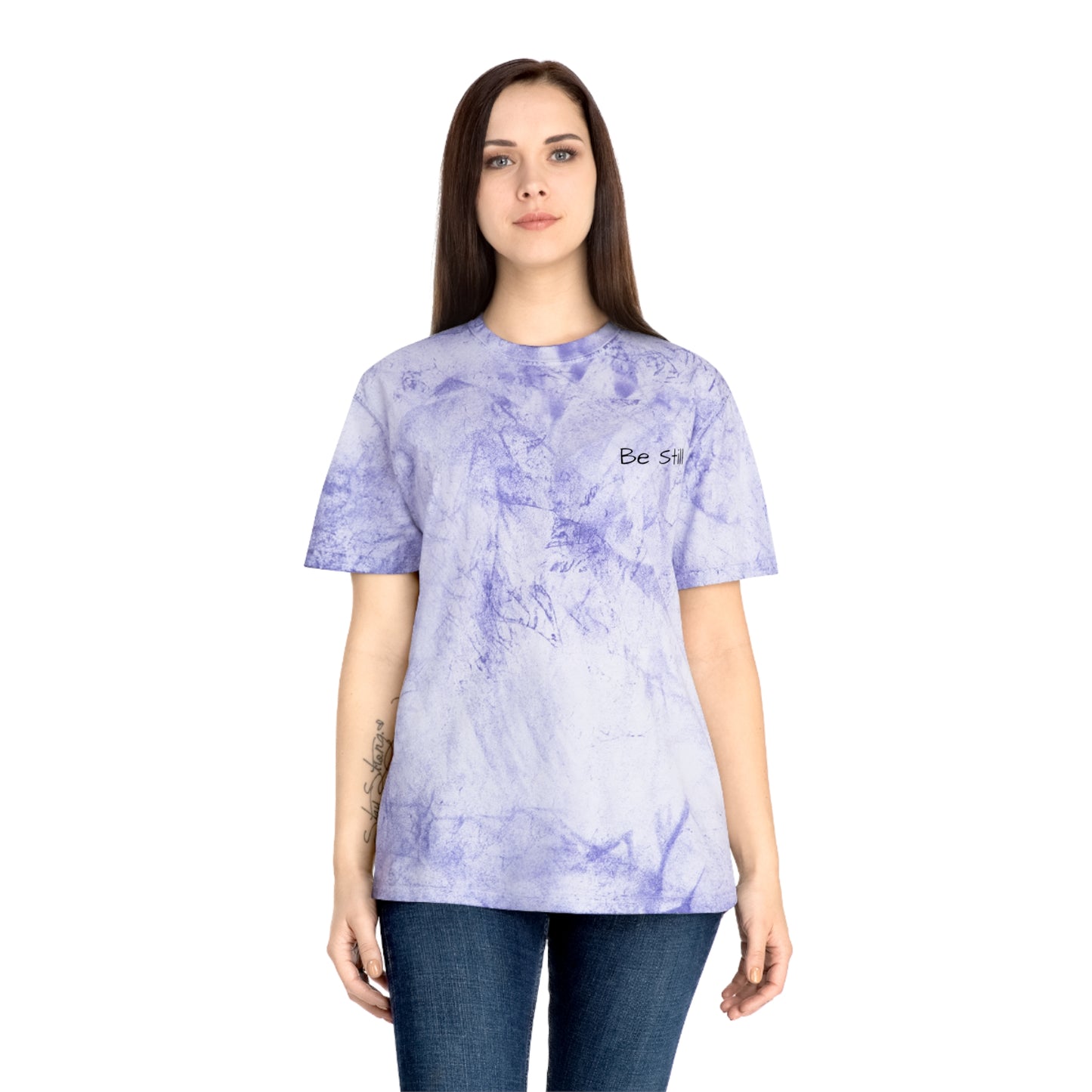 Be Still Faith Tee -Color Blast Waves