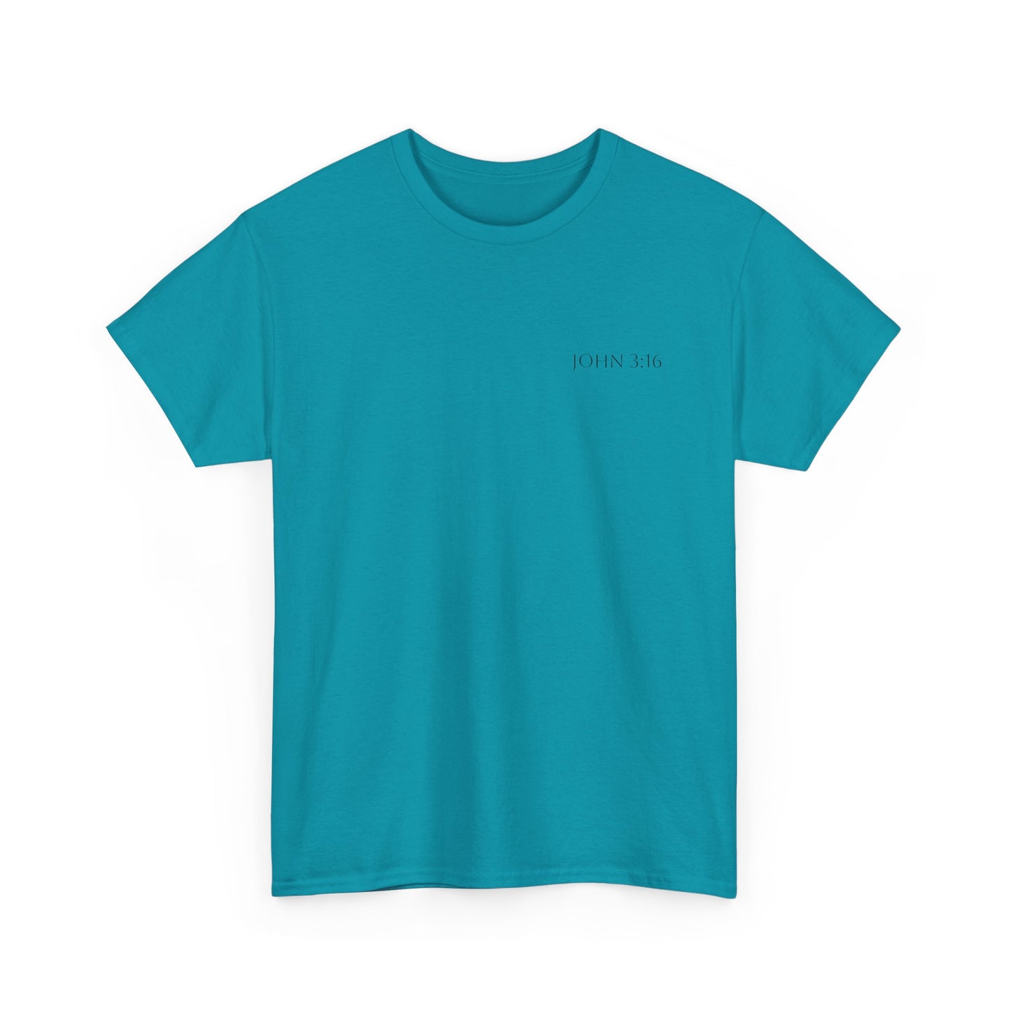 Unisex Heavy Cotton Tee - John 3:16 Faith Tee