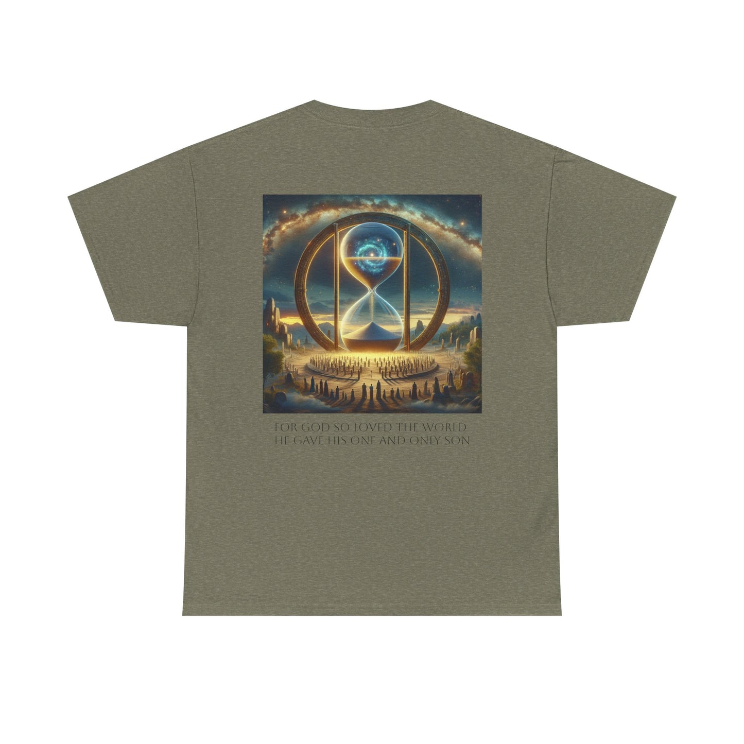 Unisex Heavy Cotton Tee - John 3:16 Faith Tee