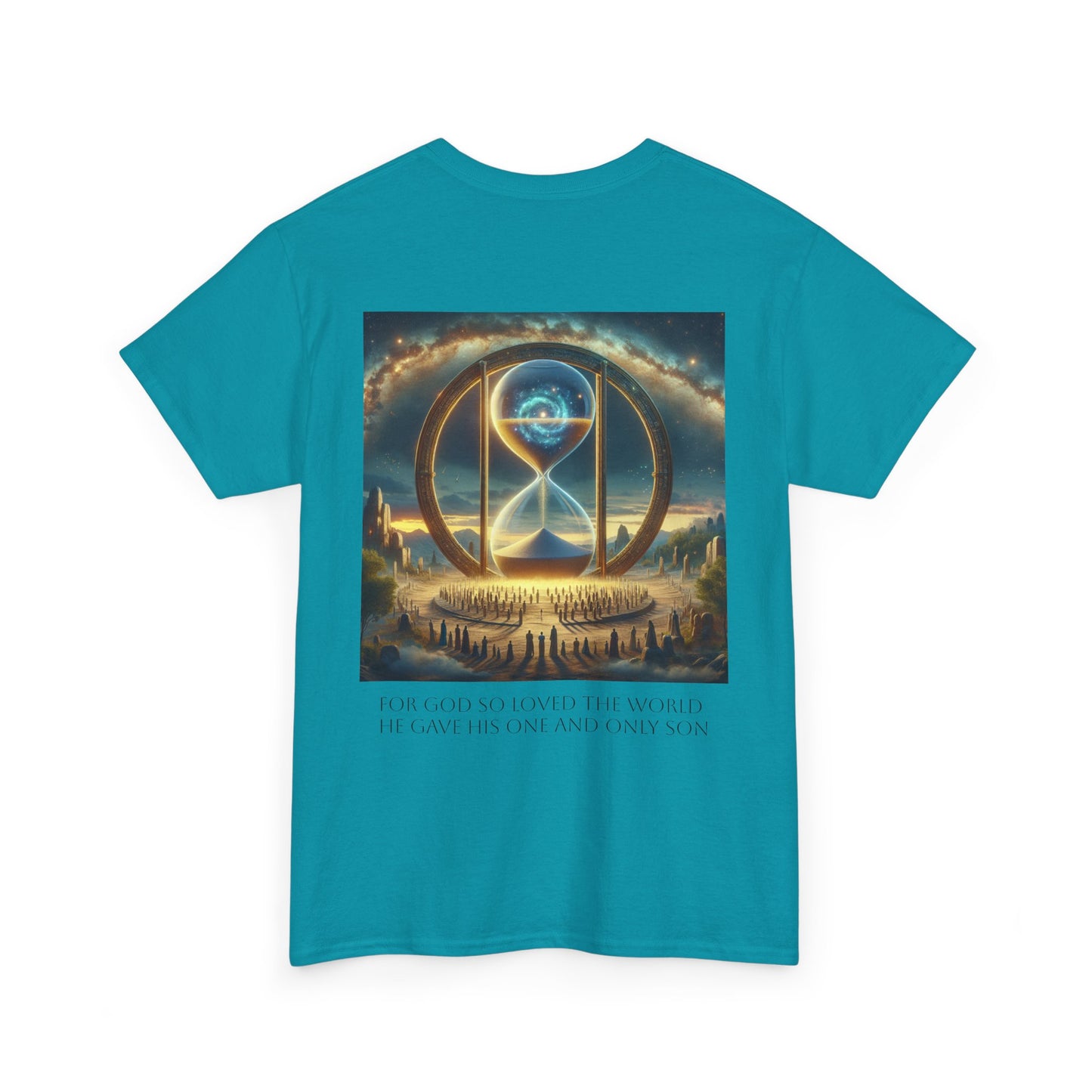 Unisex Heavy Cotton Tee - John 3:16 Faith Tee