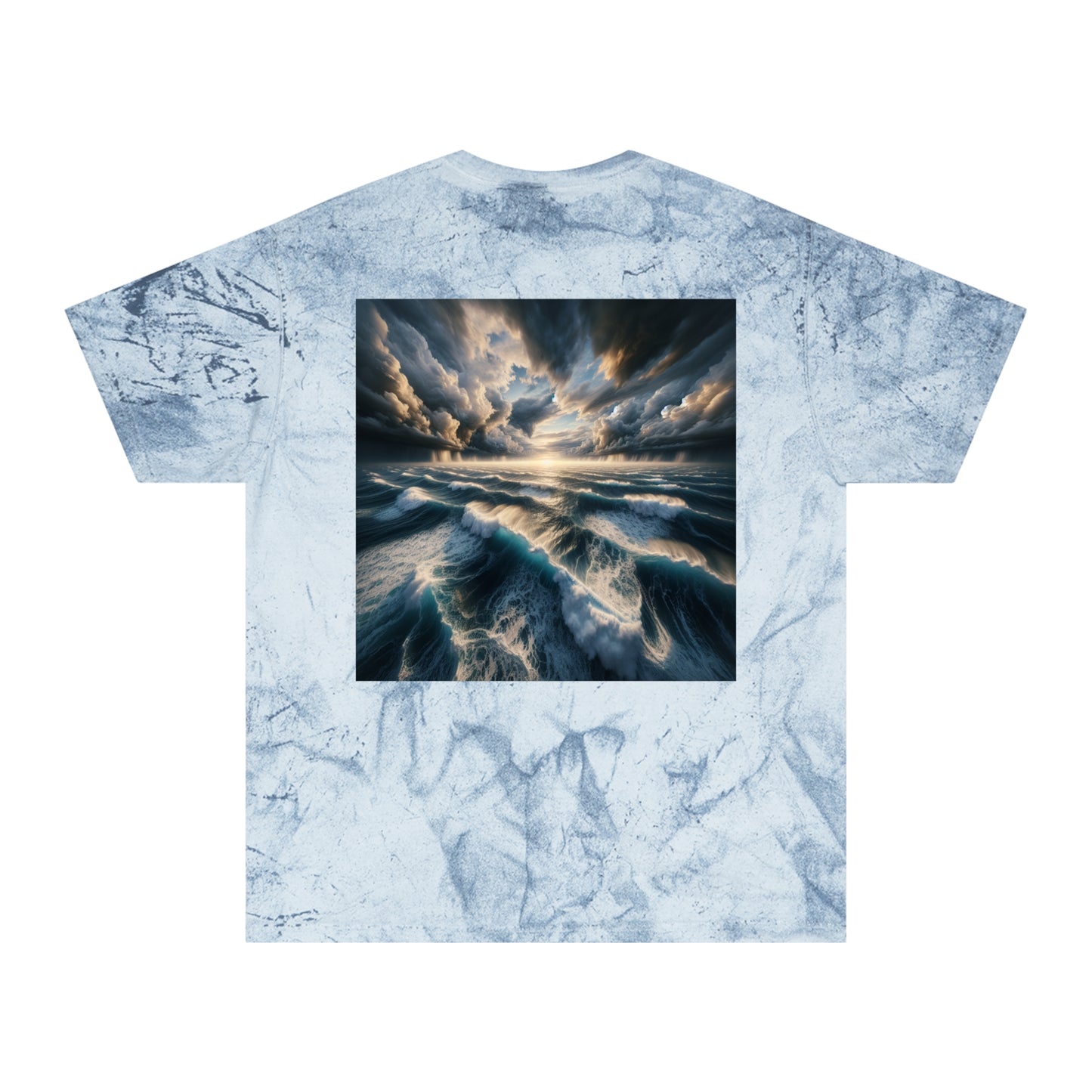 Be Still Faith Tee -Color Blast Waves