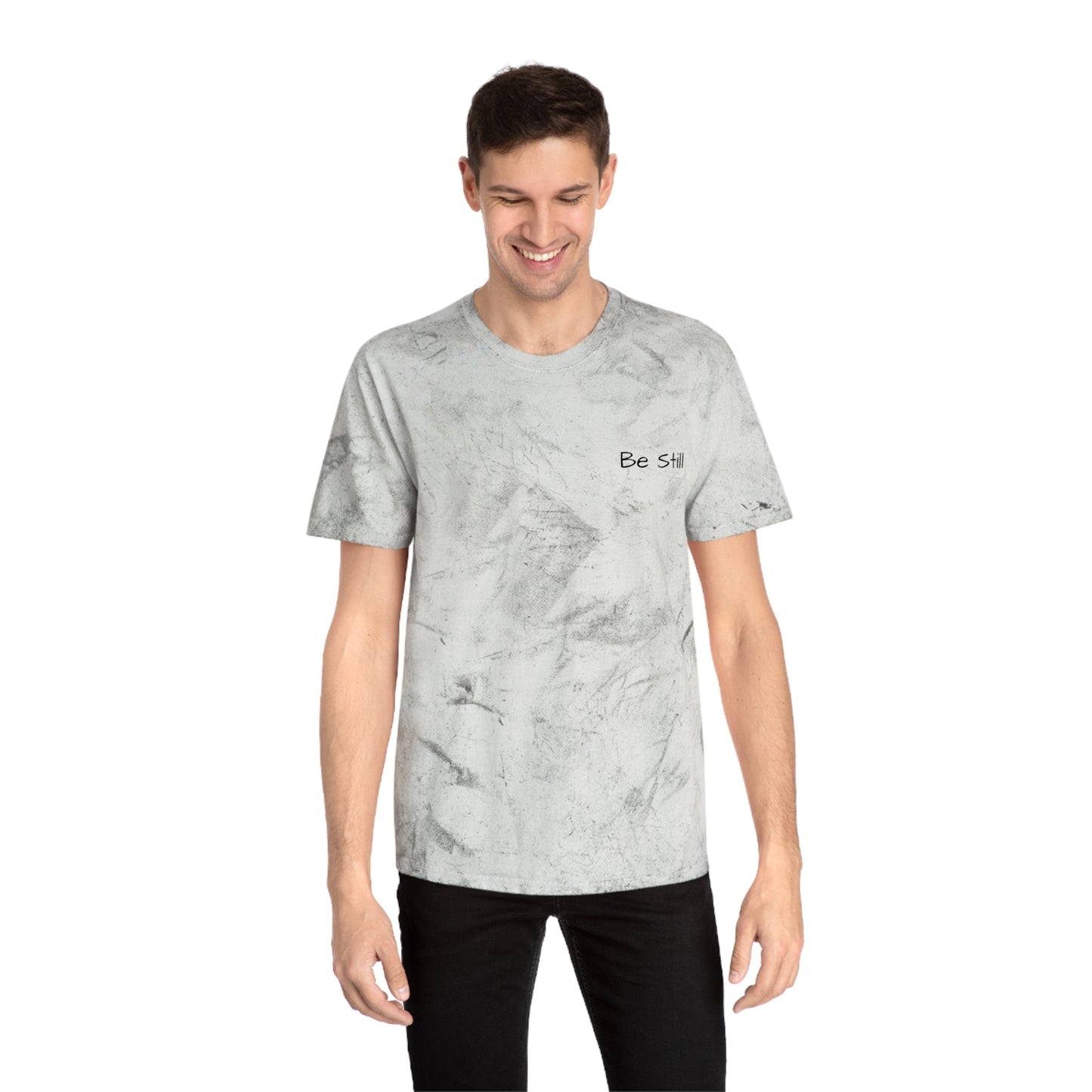Be Still Faith Tee -Color Blast Waves