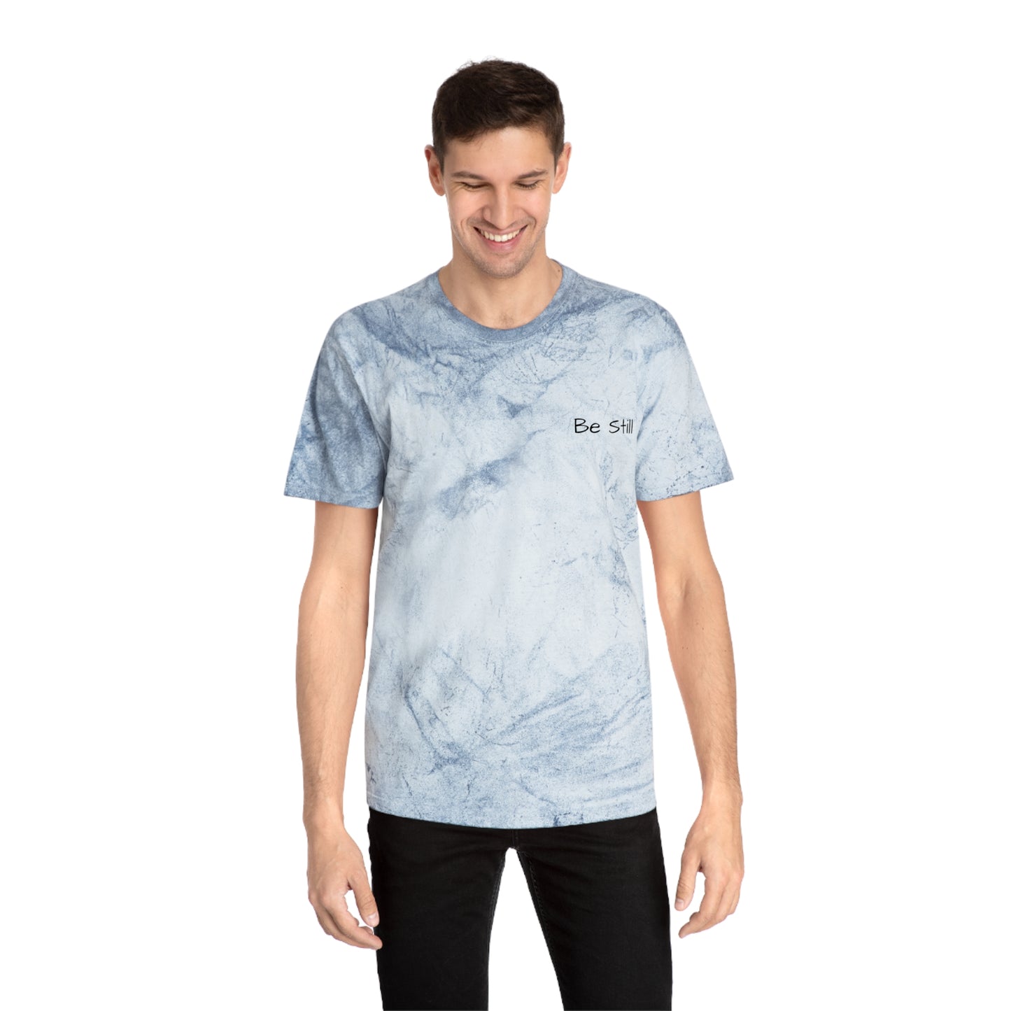 Be Still Faith Tee -Color Blast Waves