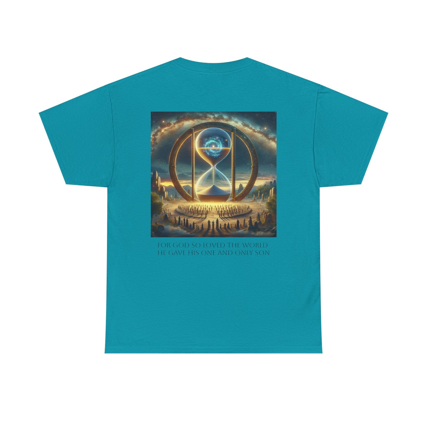 Unisex Heavy Cotton Tee - John 3:16 Faith Tee