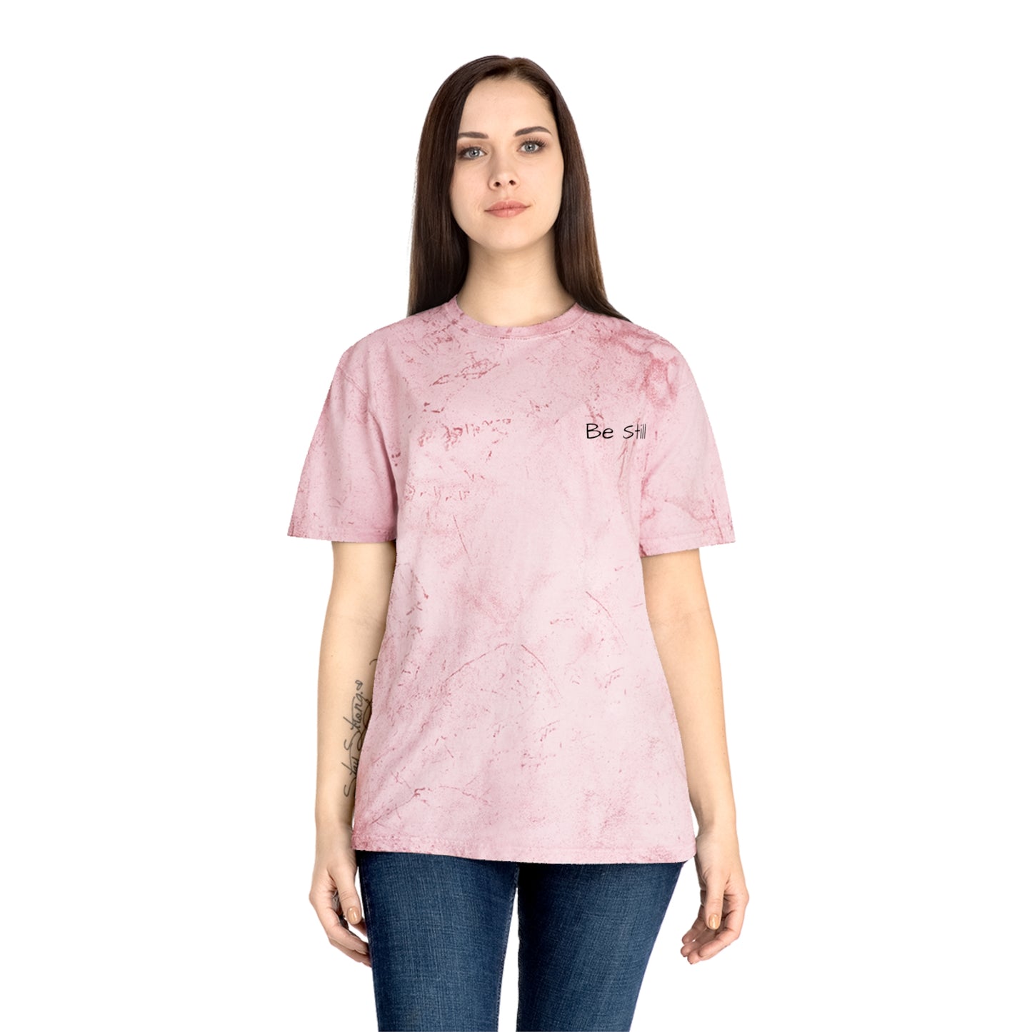 Be Still Faith Tee -Color Blast Waves