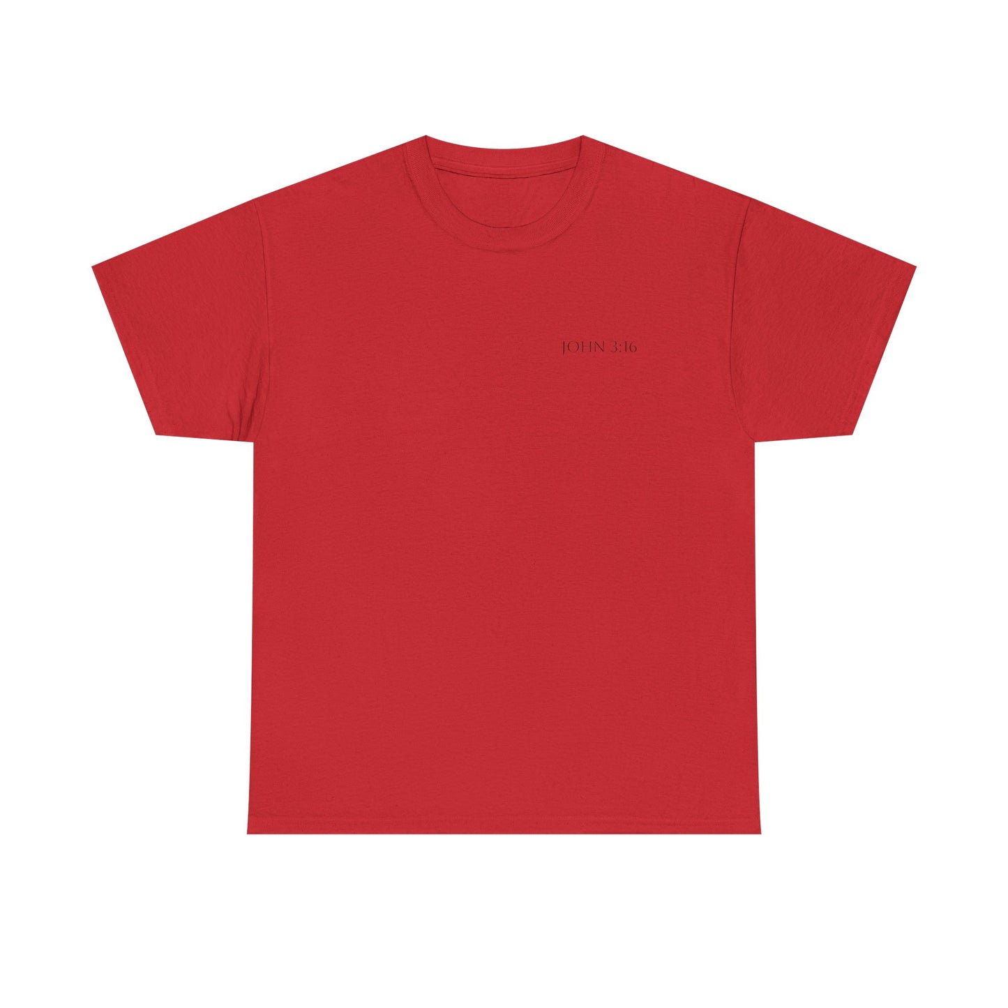 Unisex Heavy Cotton Tee - John 3:16 Faith Tee