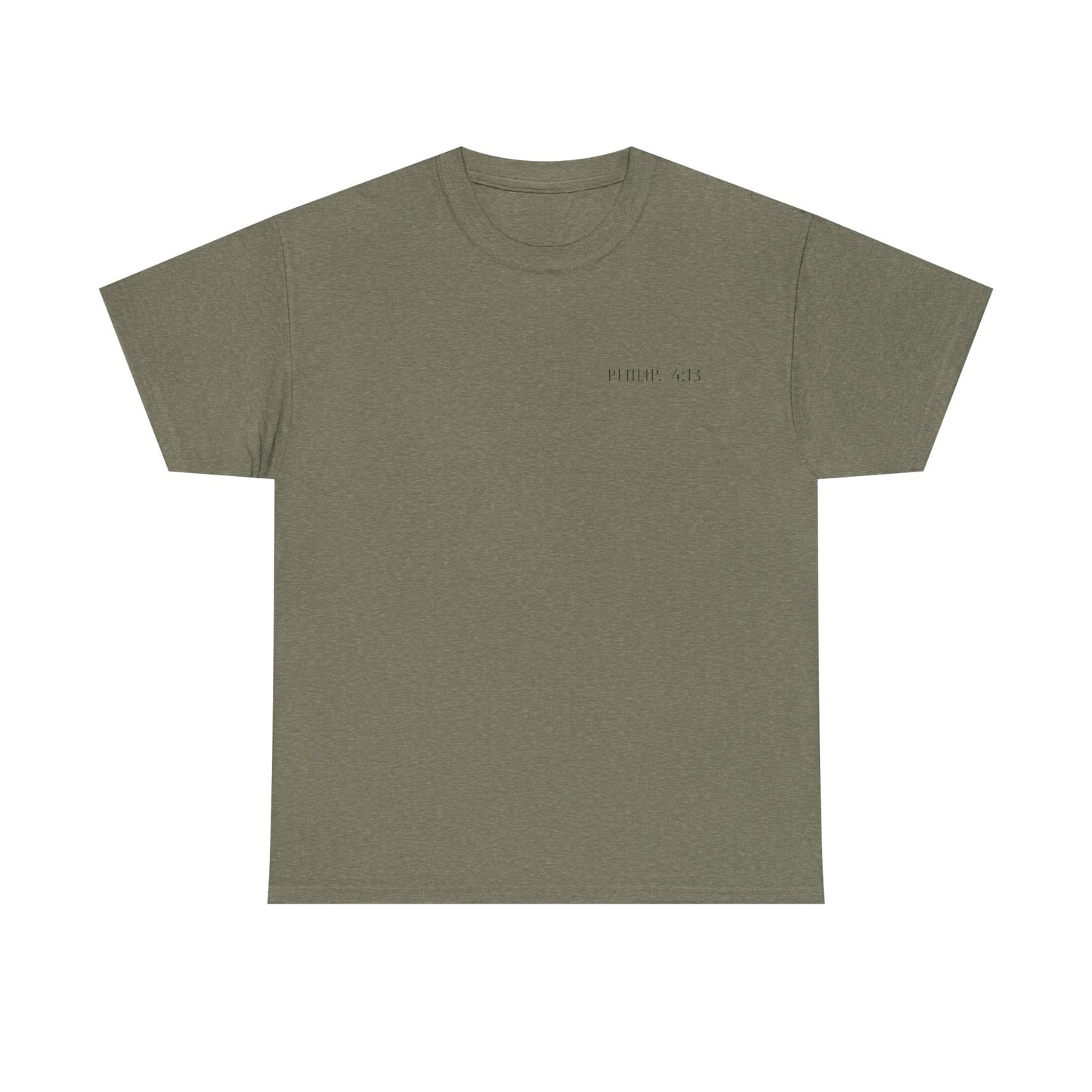 Philippians 4:13 Faith Tee - Heavy Cotton