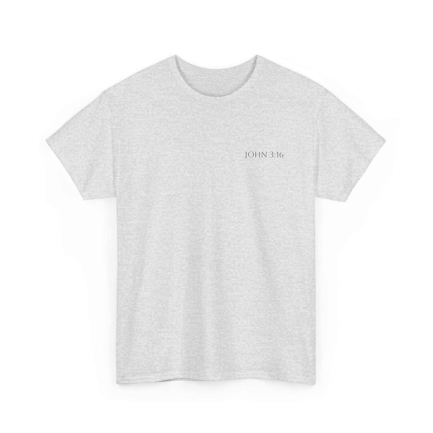 Unisex Heavy Cotton Tee - John 3:16 Faith Tee
