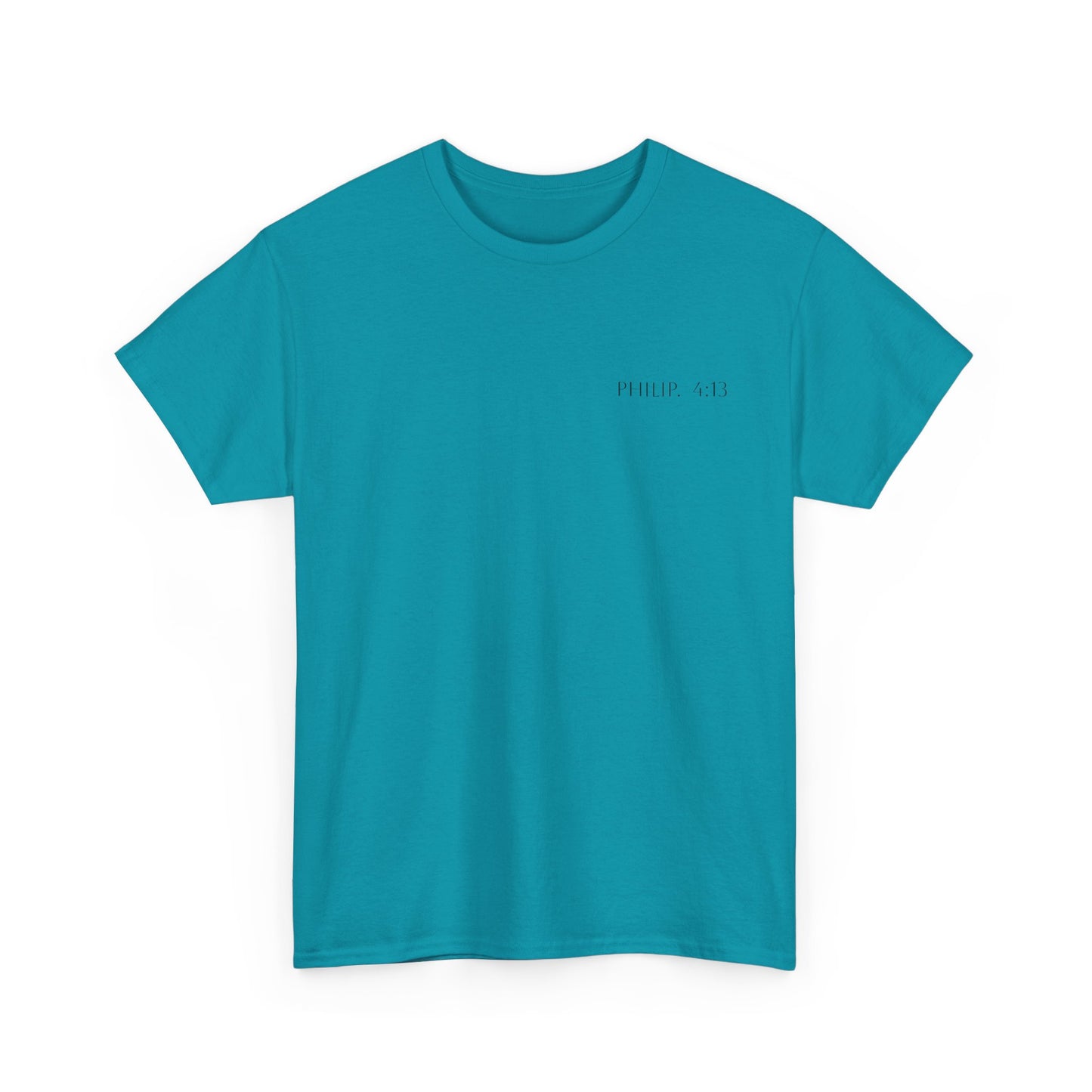 Philippians 4:13 Faith Tee - Heavy Cotton