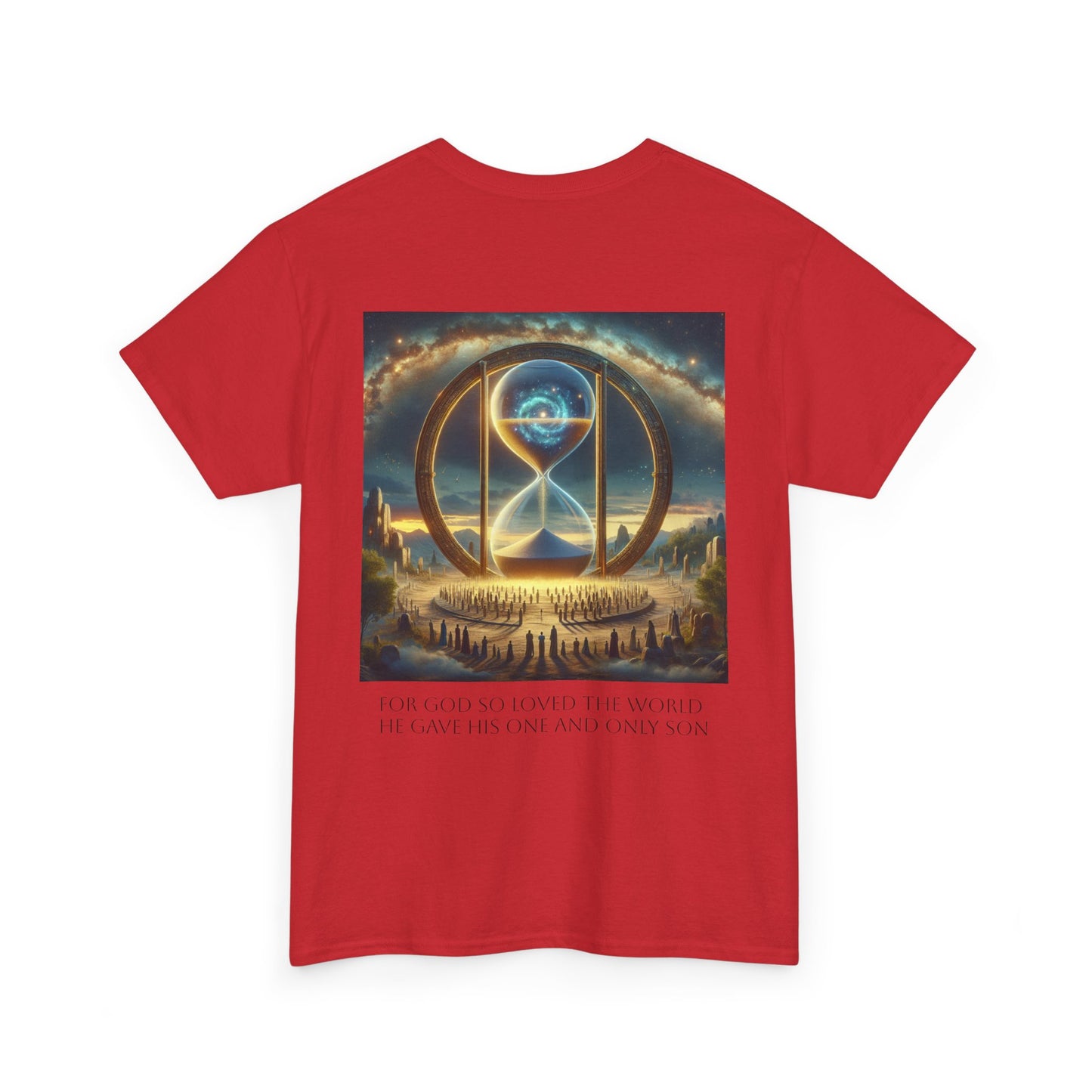 Unisex Heavy Cotton Tee - John 3:16 Faith Tee